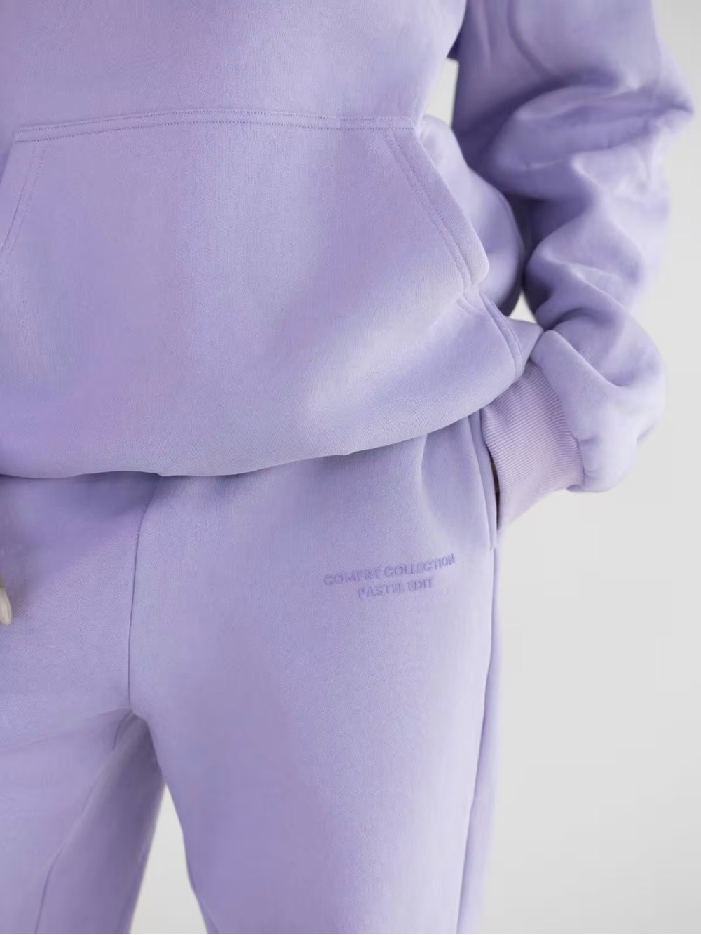 Comfrt Pastel Collection Sweatpants - Lavender - Picture 3 of 5